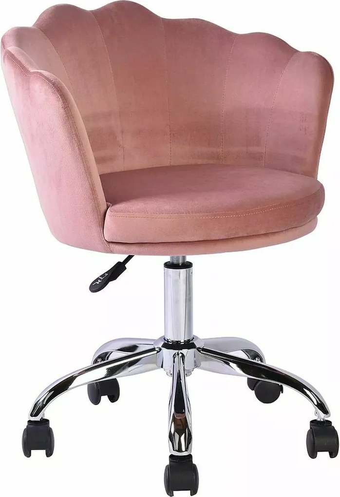 SI Otočná stolička Rose Velvet antická ružová