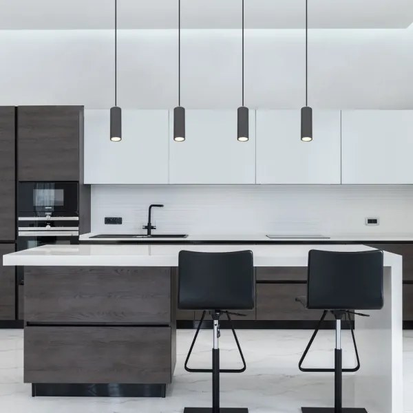 Globo 57911HG - Luster na lanku ROBBY 1xGU10/35W/230V šedá/hnedá