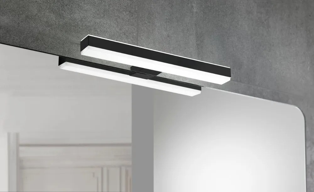 Sapho Sapho, VERONICA 2 LED svietidlo, 8W, 300x25x83mm, čierna, E27423CI
