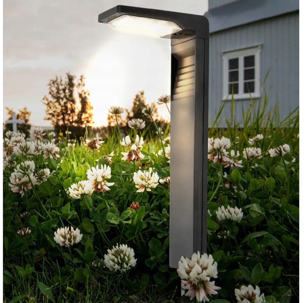 ECOLIGHT Solárna záhradná lampa 57cm IP64
