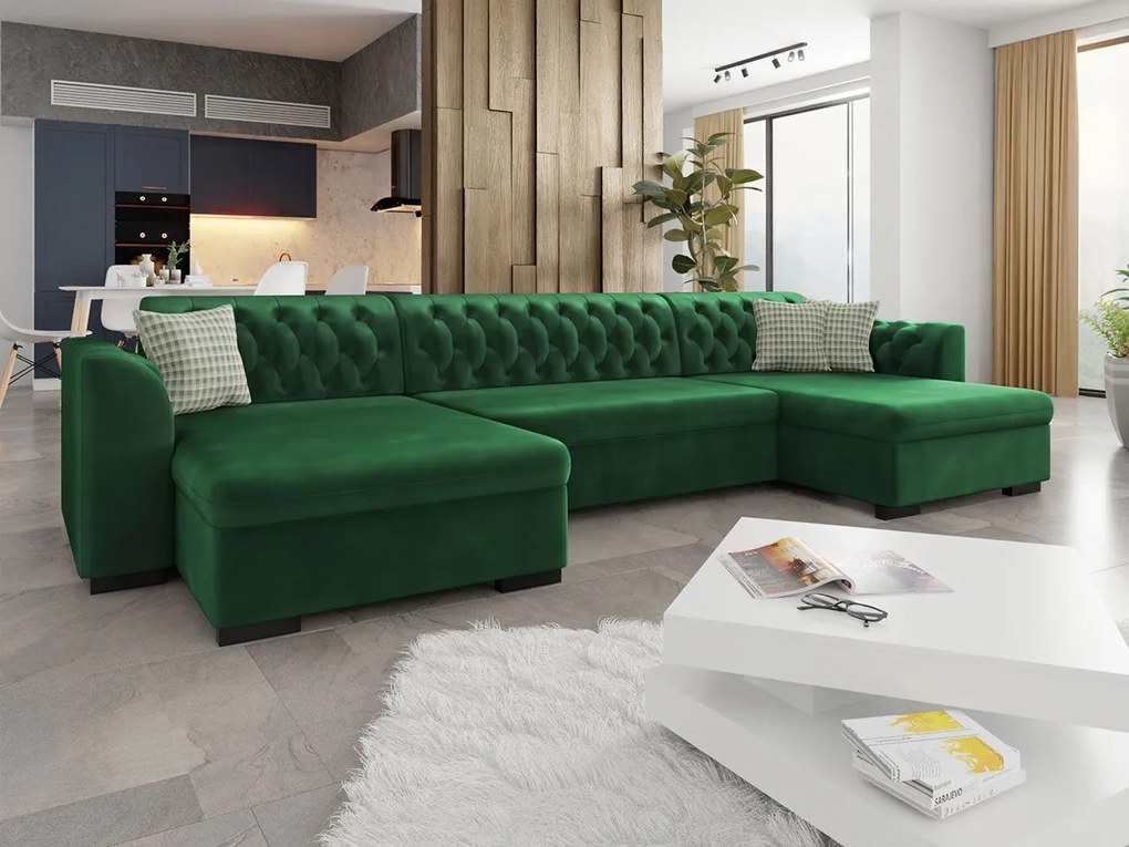 Rohova sedačka Elarate, Dostupné poťahy: Magic Velvet 2205 + Magic Velvet 2205 + Magic Velvet 2206