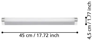 Eglo 99776 - LED Kúpeľňové osvetlenie zrkadla TRAGACETE LED/7,5W/230V IP44 45 cm
