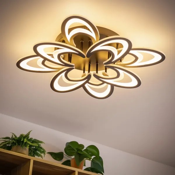 Brilagi - LED Stmievateľný prisadený luster TWIST LED/125W/230V 3000-6500K + DO