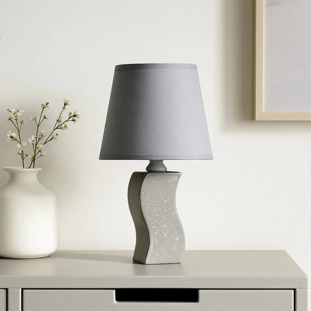 Rabalux 74073 stolná lampa Dayami, sivá
