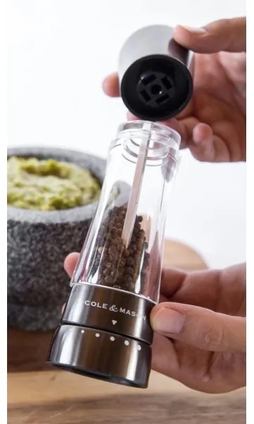 Cole&Mason - Sada mlynčekov na soľ a korenie DERWENT 2 ks 19 cm antracit