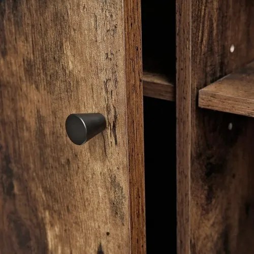 Skrinka so skleneným povrchom VASAGLE LSC12BX