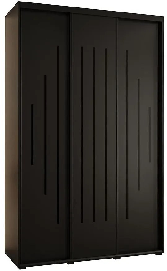 Skriňa 45 Canaris 12 170 čierna/čierna