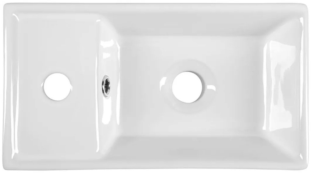 Aqualine Aqualine, Keramické umývadlo nábytkové, 40x22 cm, biela, DD4022