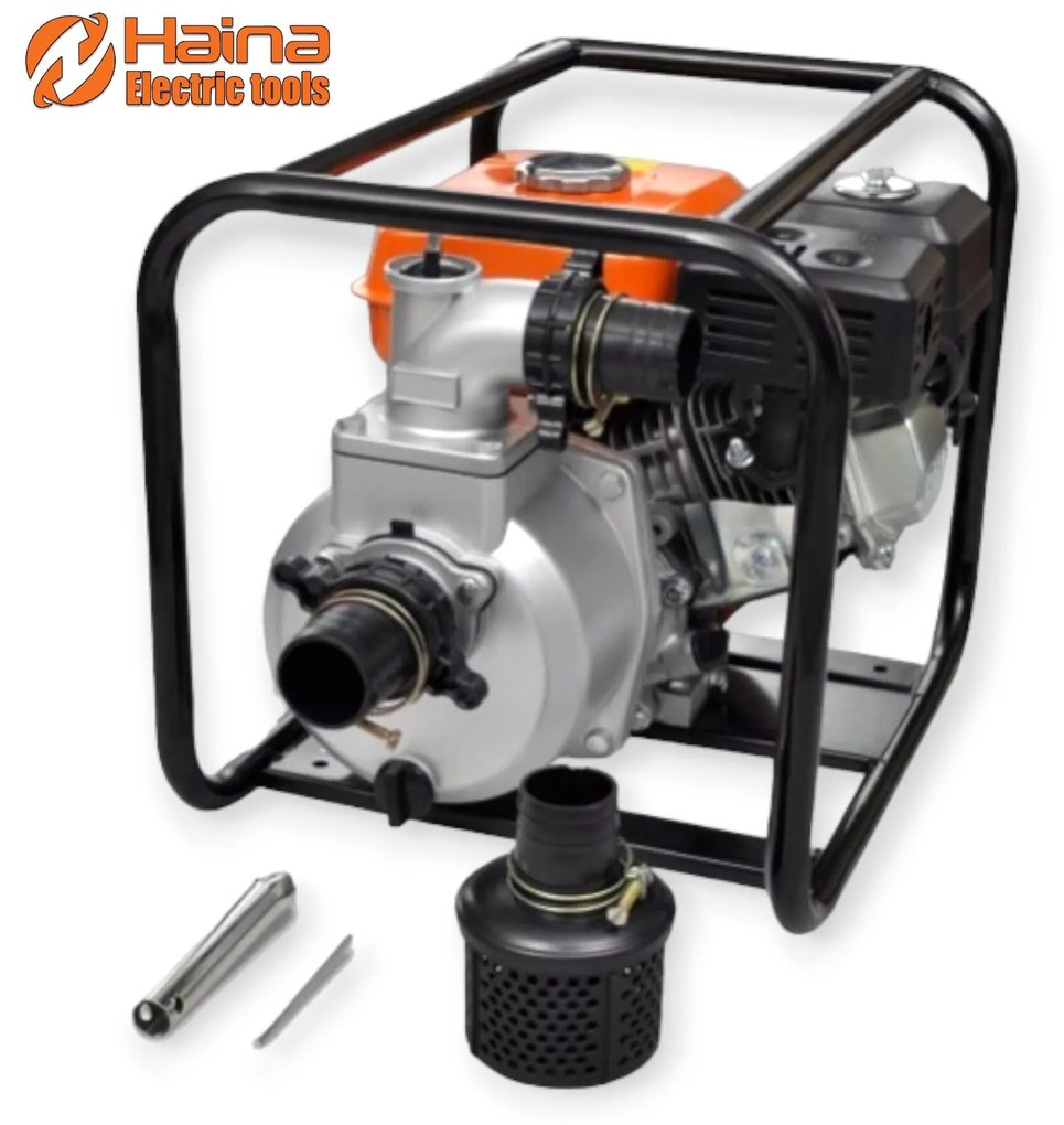 Benzínové motoroví čerpadlo, 6,5 HP, max 550 l/min, 168 cm3, 2 COL, 50 mm- Haina H-GPUMP-50X