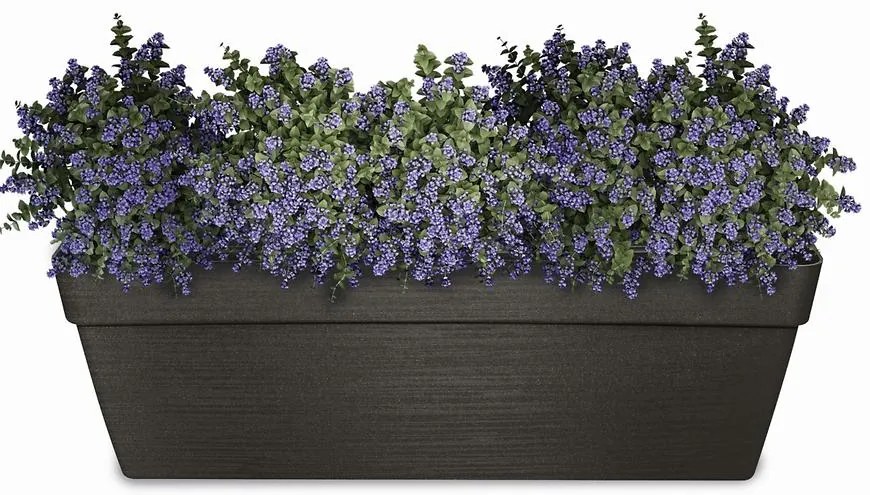 Kvetináč Melrose Glamour 50x18x16h 10lt Antracit Dba50