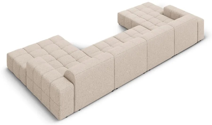 Béžová rohová pohovka (do "U") Chicago – Cosmopolitan Design