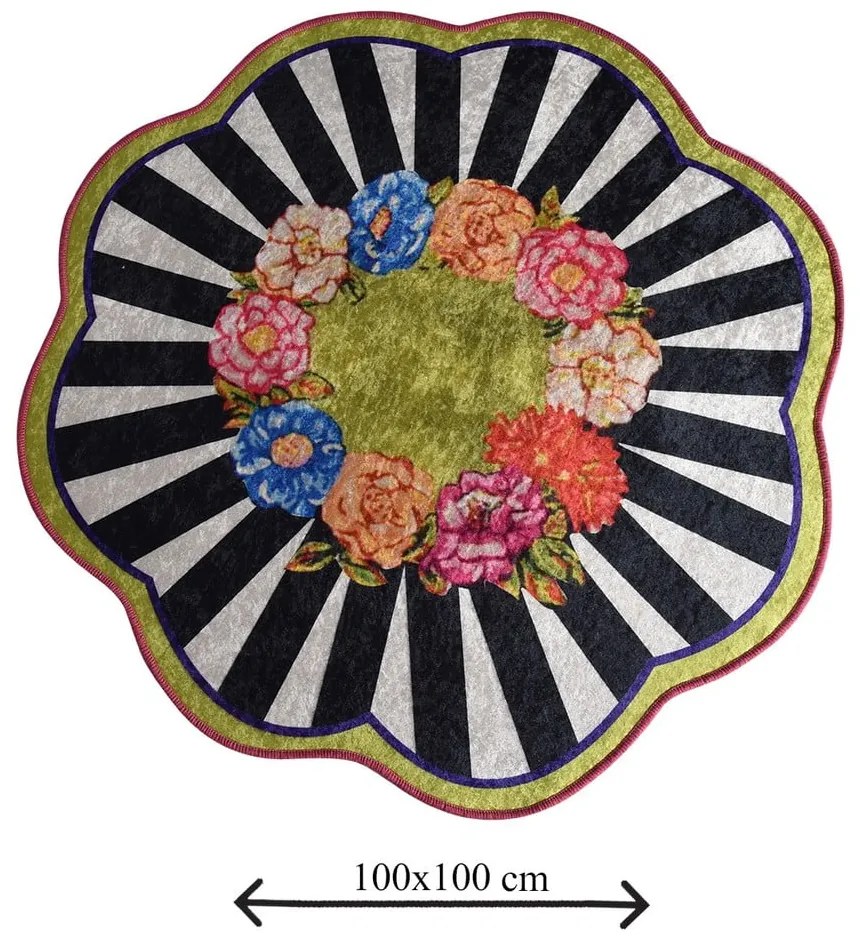 Kúpeľňová predložka ø 100 cm Loan – Foutastic