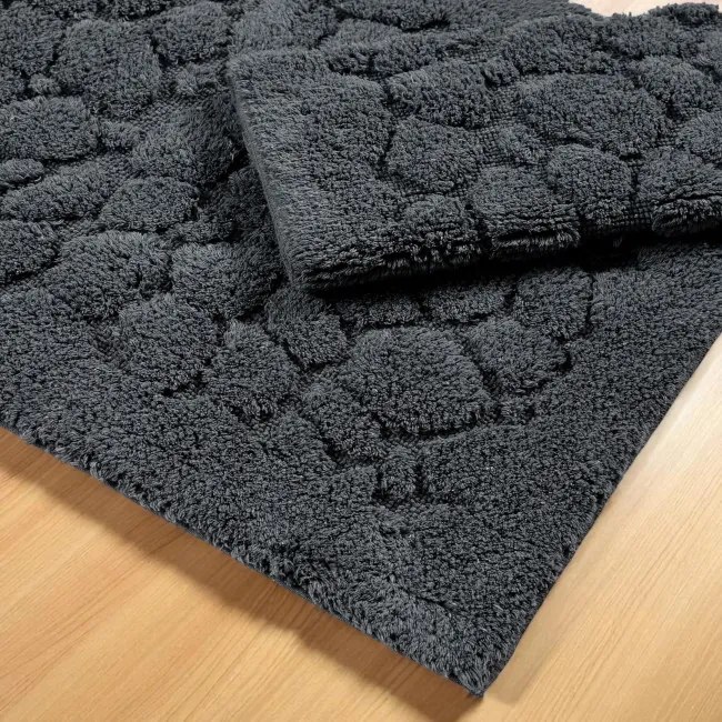 Sada kúpeľňových koberčekov BOSTON 10 grafitová