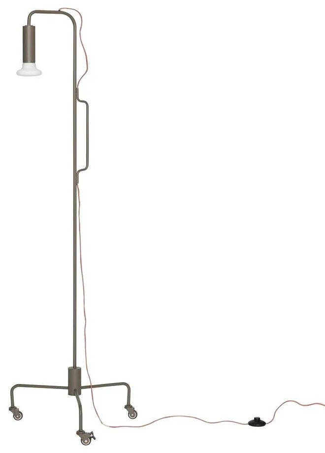 Hnedá stojacia lampa (výška 154 cm) Ido – Hübsch