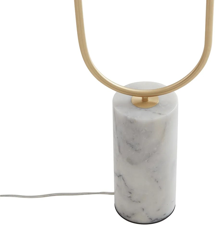 Stojaca lampa v štýle Art Deco mosadz s čírym sklom 2-svetlo - Rid