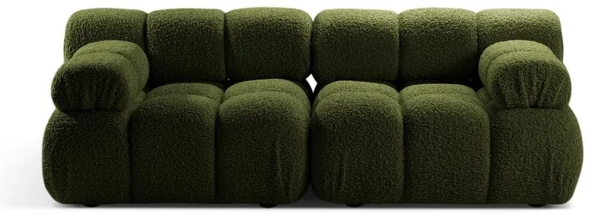 Zelená modulárna pohovka z textílie bouclé 188 cm Bellis – Micadoni Home
