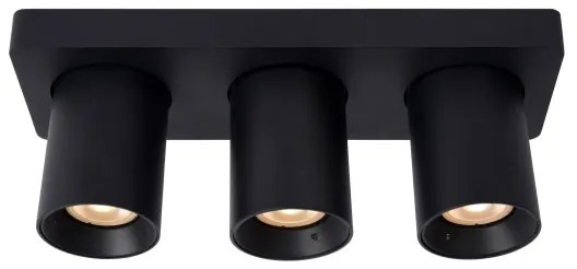 Lucide 09929/15/30 - LED Stmievateľné bodové svietidlo NIGEL 3xGU10/5W/230V čierna