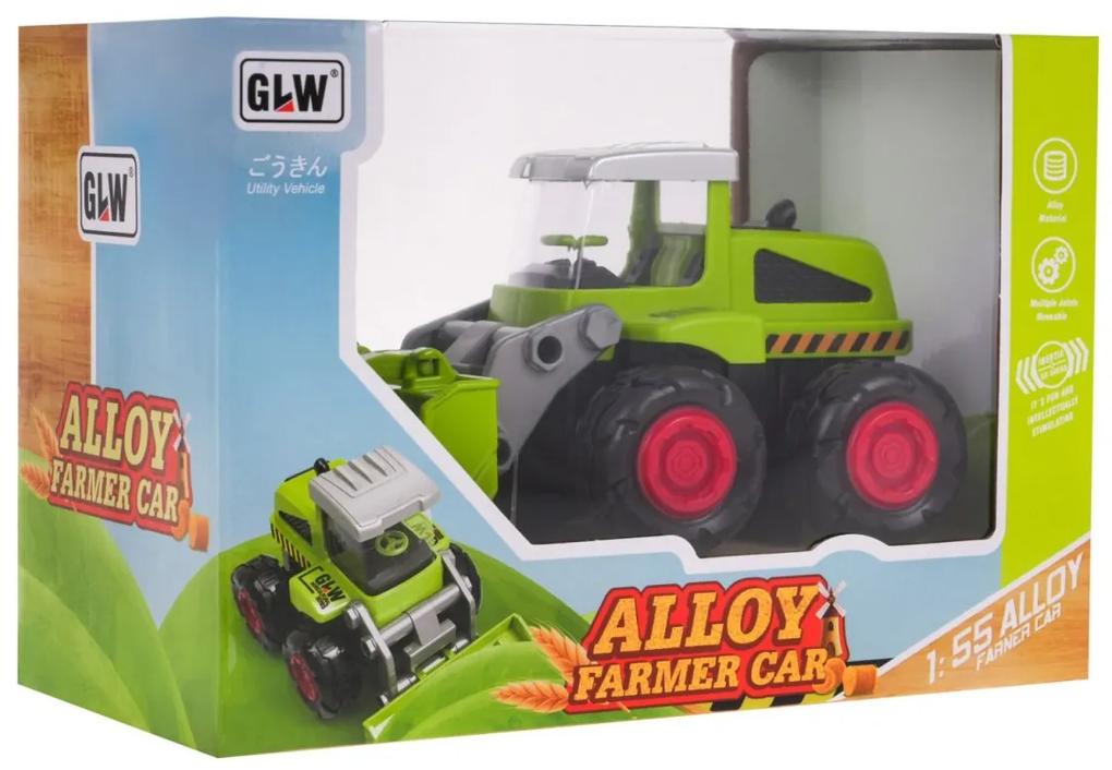 Ramiz Kovový traktor s predným nakladačom 1:55