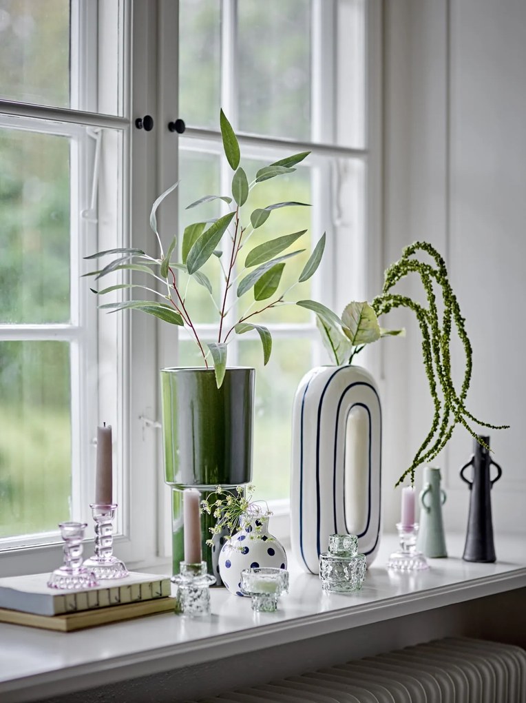 Bloomingville Keramická váza Mae Blue