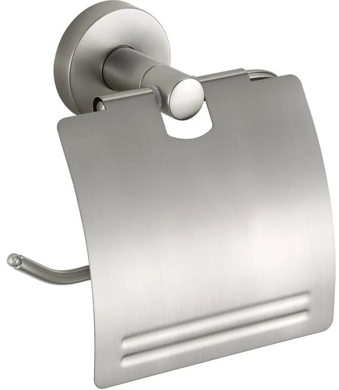 Mexen Remo, držiak na toaletný papier s krytom, brúsená oceľ, 7050733-97