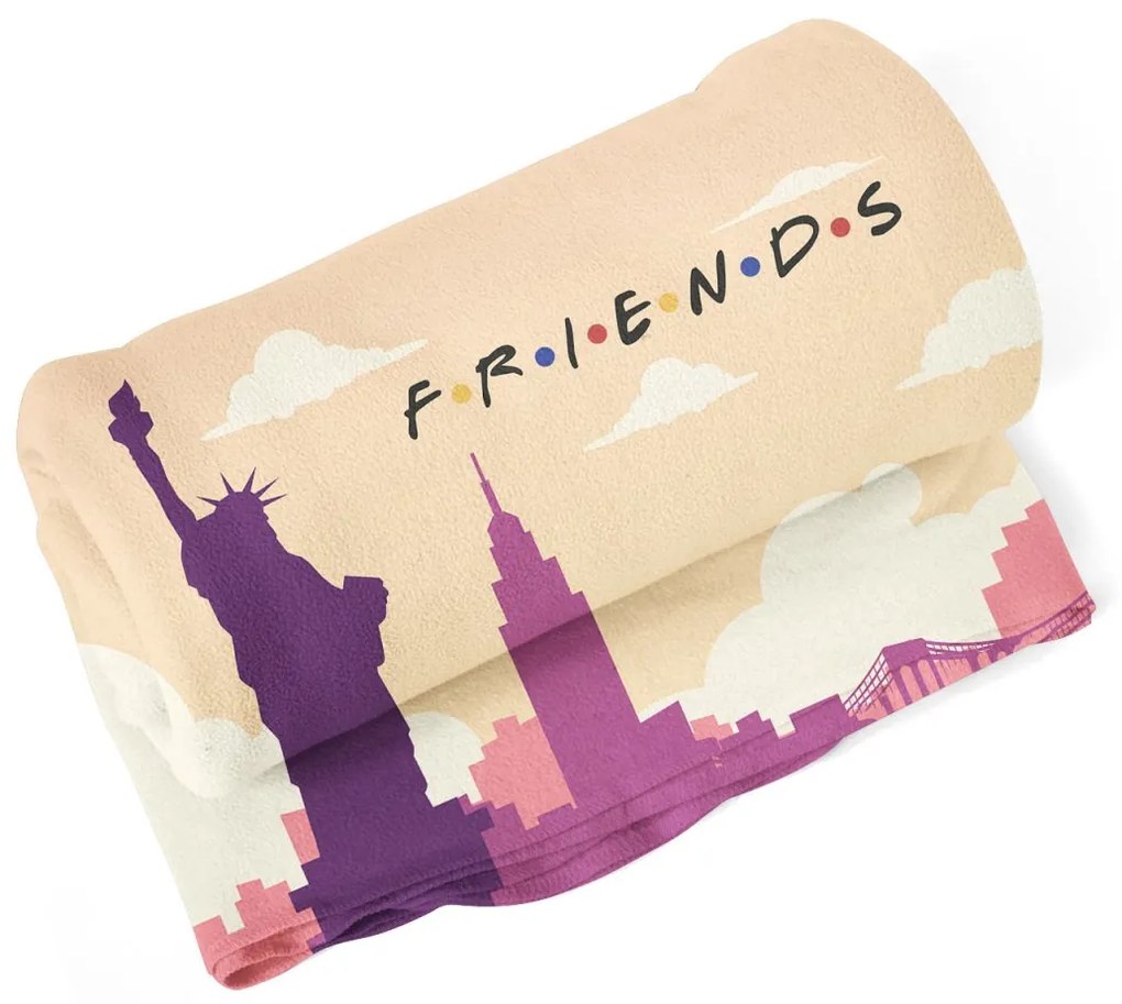 Sablio Deka Seriál Priatelia FRIENDS Socha Slobody - 150x120 cm