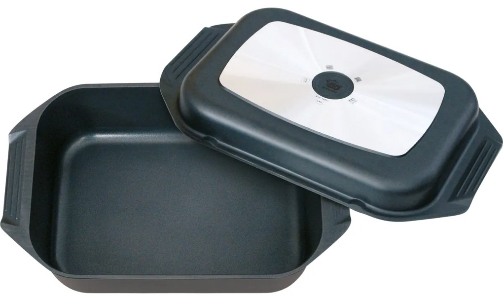 Elo 62042 Zapekacia misa s grilovacím vekom Karree42 x 26 cm