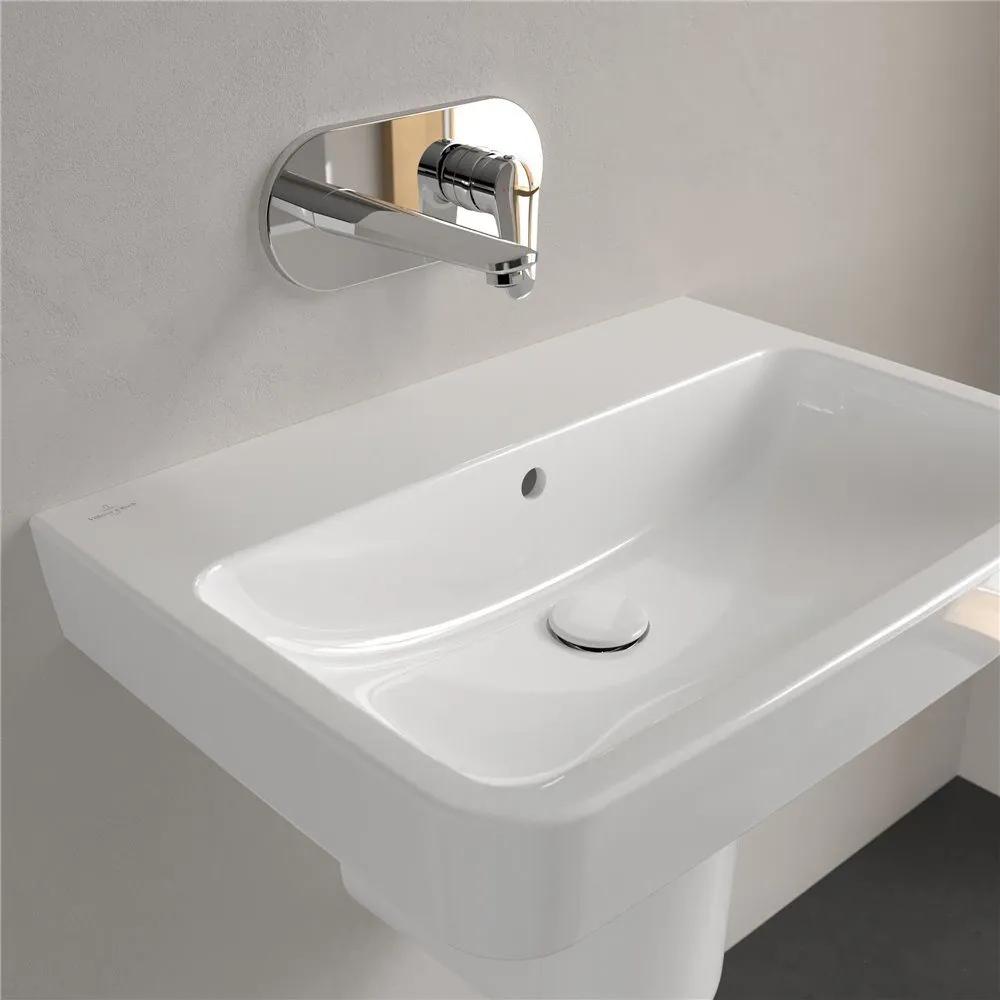 VILLEROY &amp; BOCH O.novo závesné umývadlo bez otvoru, s prepadom, 650 x 460 mm, biela alpská, 4A416701