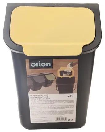 Orion Odpadkový kôš na triedený odpad 25 l, žltá