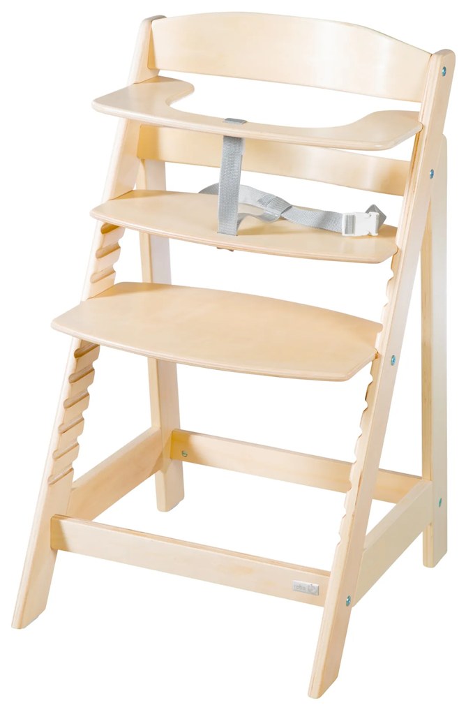 roba Detská drevená vysoká jedálenská stolička Sit Up (prírodná/flex) (100306933)