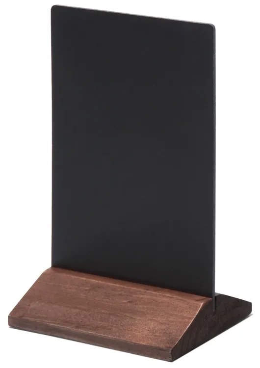Drevený menu stojanček 10 x 15 cm, tmavo hnedá