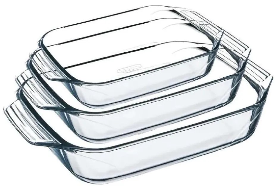 Sada 3x pekáčov PYREX 2/3/4 l