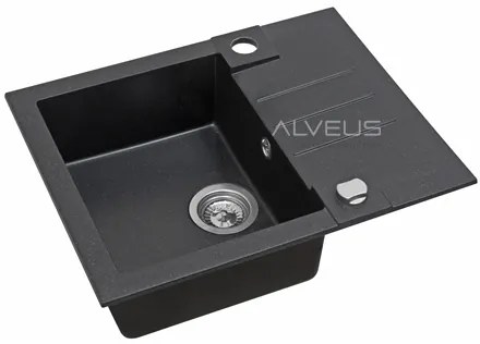 ALVEUS CZ ROCK 30 G- 91 černá (595x475mm)+ pop- up sifon