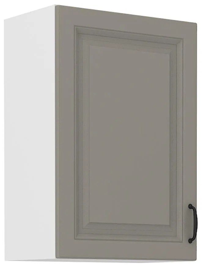 Kuchynská skrinka Stilo claygrey/biely 50g/72 1f