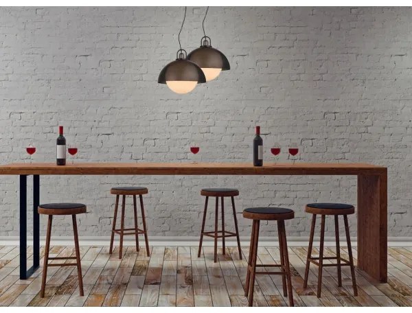 Klausen 111034 - Luster na lanku GRAVEN 1xE27/11W/230V čierna