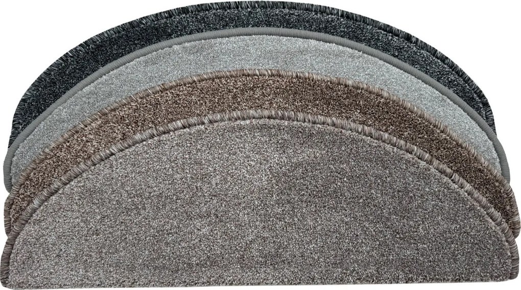 Nášľapy na schody Apollo Soft hnedý polkruh - 24x65 polkruh (rozmer vrátane ohybu) Vopi