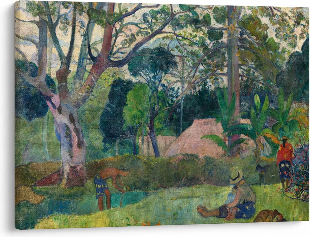Obraz - Paul Gauguin, Te raau rahi (The Big Tree), reprodukcia (70x50 cm)