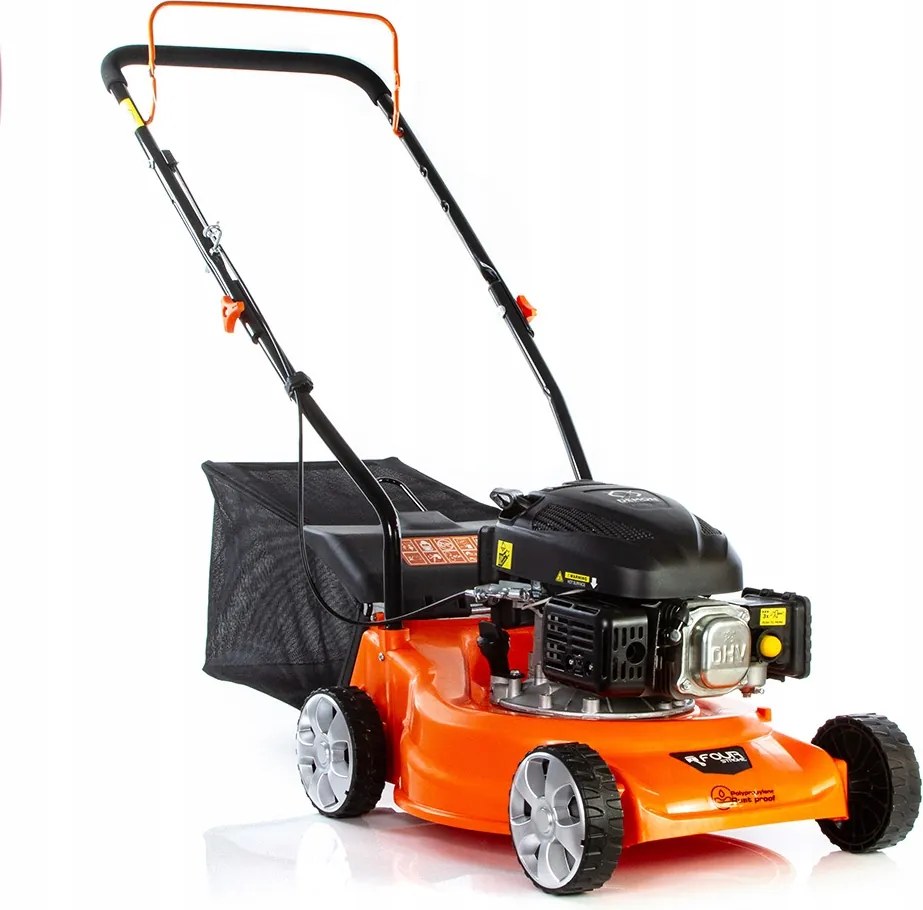 Benzínová kosačka Demon 40 cm 1,47 kW Bez Pohonu Kôš 40 litrov Lehká 2v1