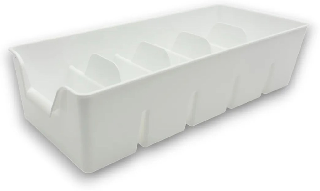 FLORENTYNA Organizér na korenie vo vreckách, zásobník, BEN5 - biely, 30x14x8