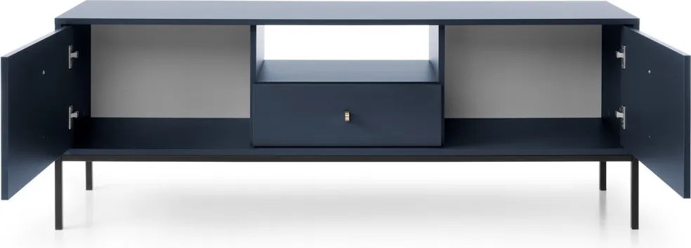 TV skrinka Mono, tmavo modrá