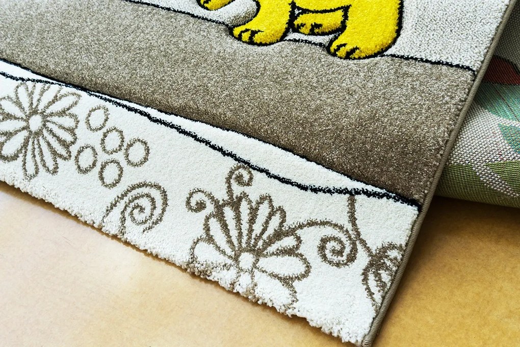 BE Koberec Smart Kids 22310 BEIGE – béžový obdĺžnikový Rozmer: 120x180 cm