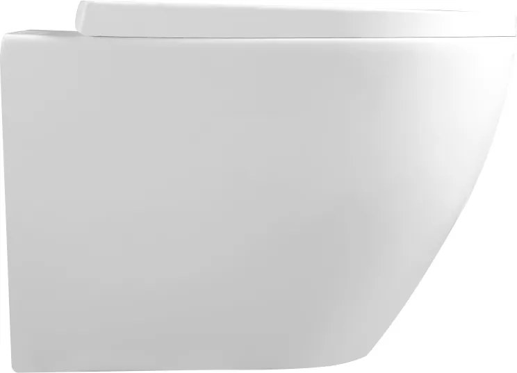 BPS-koupelny Závesná WC misa so SoftClose sedadlom HYD-4706, biela