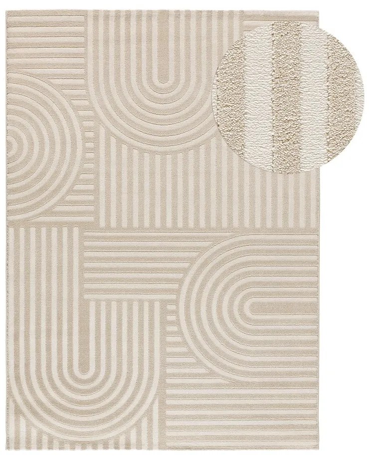 Krémovobiely koberec 80x150 cm Zen – Universal