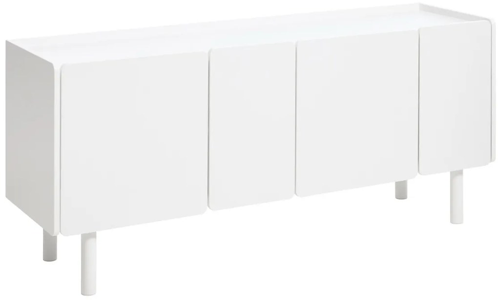 Dizajnová komoda Feliciana 160 cm biela