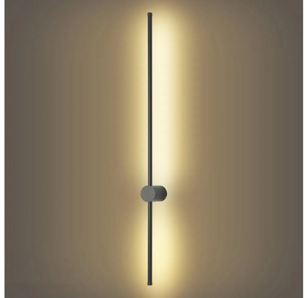 Brilagi - LED Vonkajšie nástenné svietidlo AURA LED/20W/230V 3000K IP54 antracit