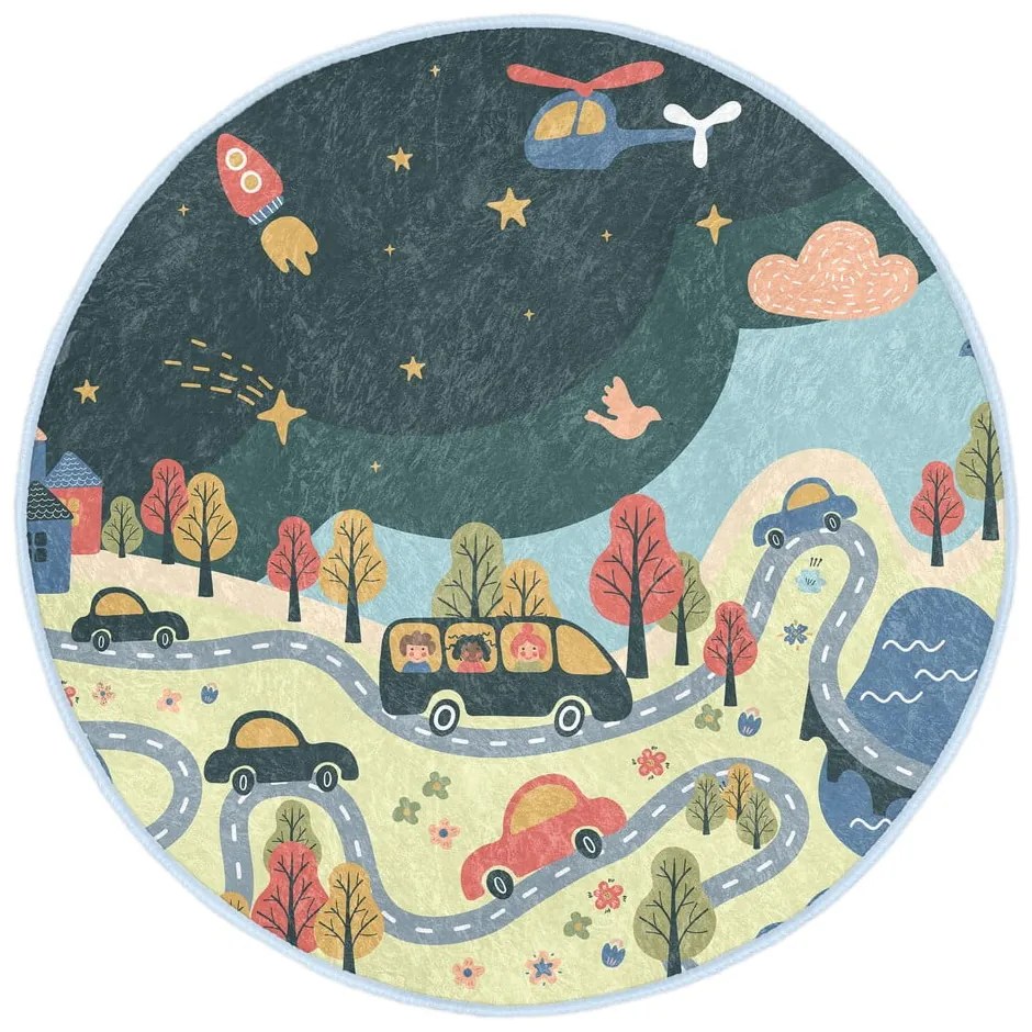 Detský koberec ø 100 cm Comfort – Mila Home