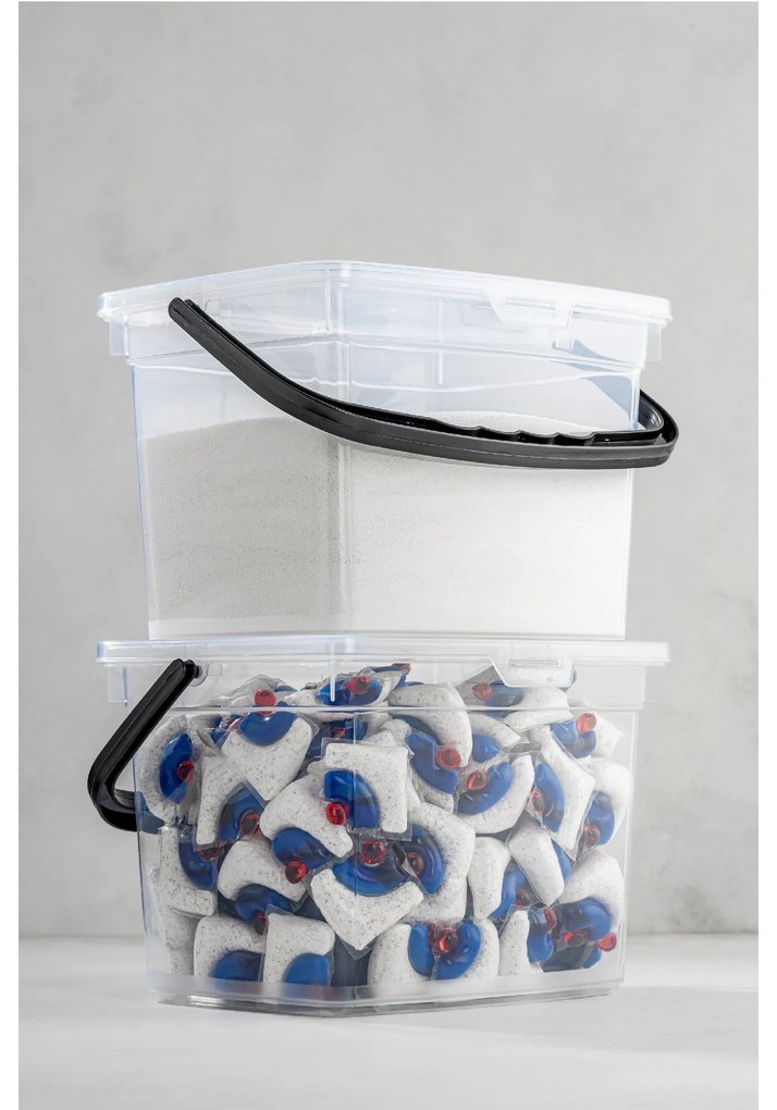 Sada 2 ks úložných boxů KAREN bílá