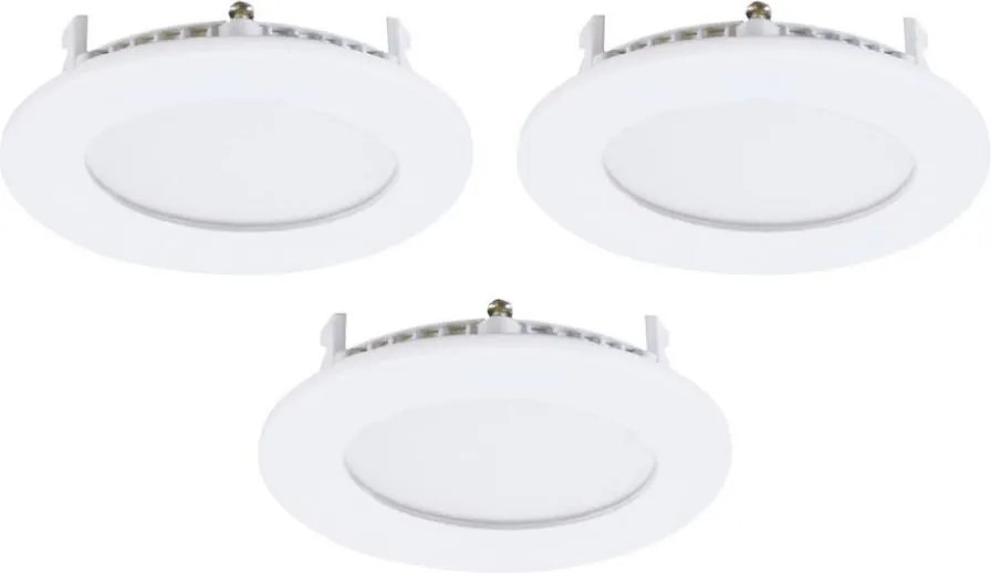 Eglo 79072 - SADA 3× LED zapustených stropných svietidiel FUEVA-RW 1×LED/2,8W/230V