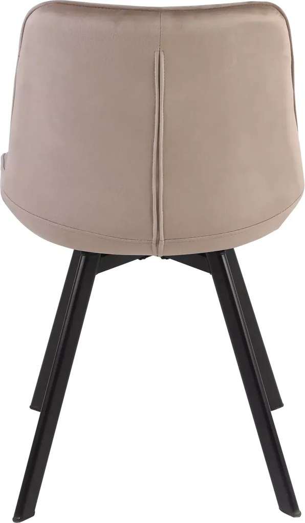 SI Monti Velvet stolička tmavá béžová