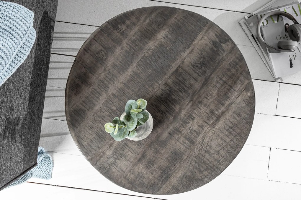 Konferenčný stolík Factory Loft 56cm sivý Mango