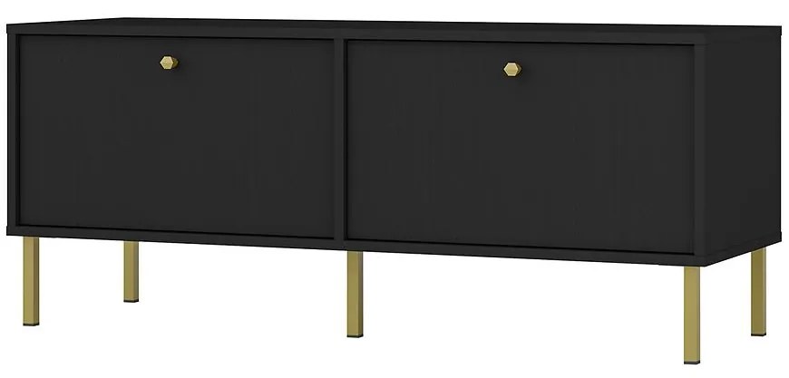 TV Stolík Tokyo 2 2K čierny grafit 302